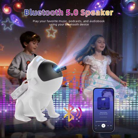 Smart Space Dog LED Galaxy Star Projector Night Lamps Novelty Lightings Smart Space Dog LED Galaxy Star Projector Night Lamps Novelty Lightings