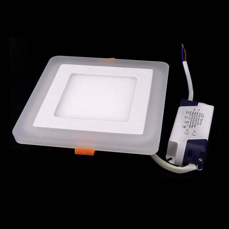 Double Color LED Panel Recessed Downlights LED Ceiling Downlights Double Color LED Panel Recessed Downlights LED Ceiling Downlights