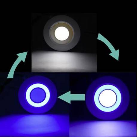 Double Color LED Panel Recessed Downlights LED Ceiling Downlights Double Color LED Panel Recessed Downlights LED Ceiling Downlights
