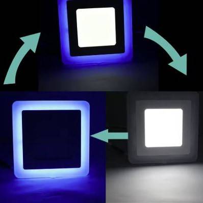 Double Color LED Panel Recessed Downlights LED Ceiling Downlights Double Color LED Panel Recessed Downlights LED Ceiling Downlights