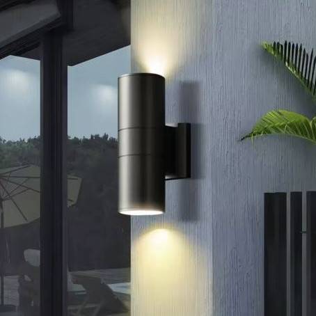 Double Head LED Cylinder Up-Down Wall Lights Exterior Wall Lamps Outdoor Landscape Lightings Wall Lamps (Indoor) Double Head LED Cylinder Up-Down Wall Lights Exterior Wall Lamps Outdoor Landscape Lightings Wall Lamps (Indoor)