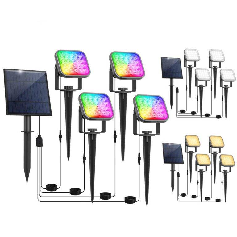 Super Bright Solar Landscape Spotlights Lighting4Home