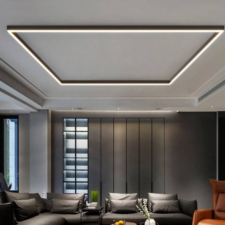 Long Strip Surface Mounted Linear Ceiling Light LED Ceiling Downlights