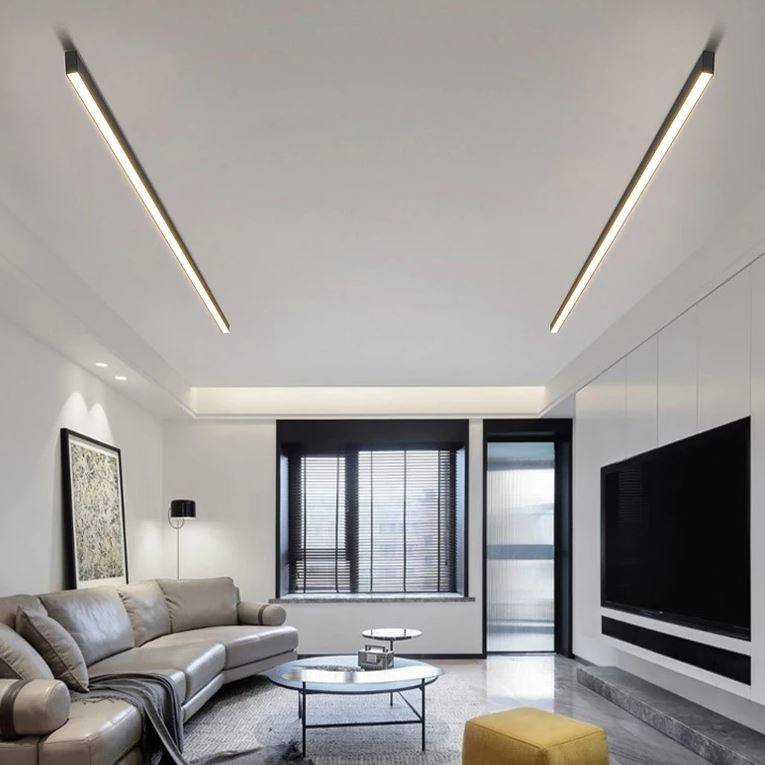 Long Strip Surface Mounted Linear Ceiling Light LED Ceiling Downlights