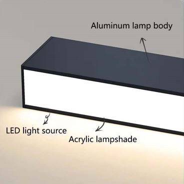 Long Strip Surface Mounted Linear Ceiling Light LED Ceiling Downlights