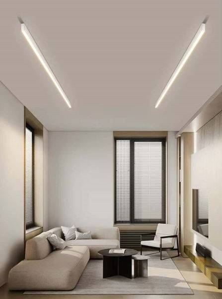 Long Strip Surface Mounted Linear Ceiling Light LED Ceiling Downlights