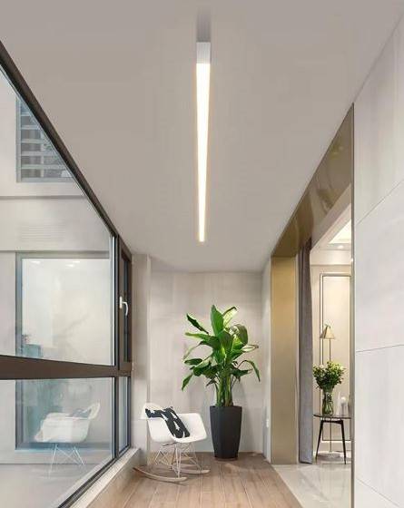 Long Strip Surface Mounted Linear Ceiling Light LED Ceiling Downlights