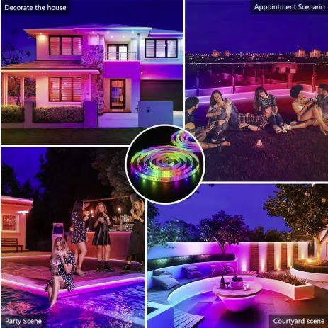Outdoor Solar Powered LED Strip Lights Garden Decorative Lights Holiday Decoration Lights Novelty Lightings Outdoor Landscape Lightings Outdoor Solar Powered LED Strip Lights Garden Decorative Lights Holiday Decoration Lights Novelty Lightings Outdoor Landscape Lightings