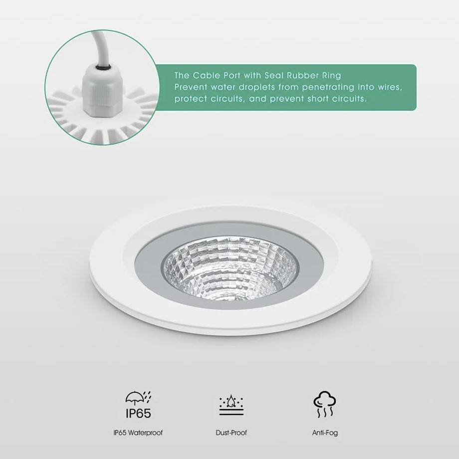 Waterproof COB LED Recessed Spotlights LED Ceiling Downlights