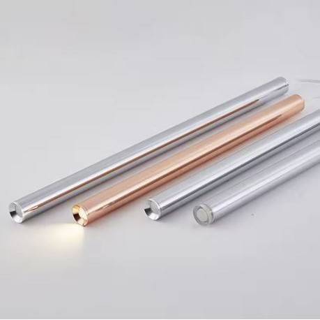 Slim Golden Long Tube Pendant Spotlights Pendant Lights Slim Golden Long Tube Pendant Spotlights Pendant Lights
