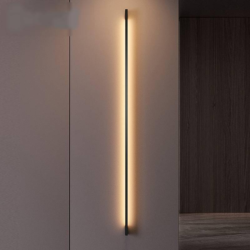 Modern Minimalist Long Wall Lamp LED Wall Mounted Light Indoor Living Room Bedroom Background Lamp Home Decora Fixtures 90V 240V Wall Lamps (Indoor)