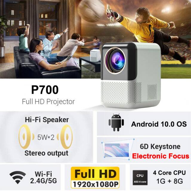 Full HD Wi-Fi Home Movie Projector - Lighting4Home