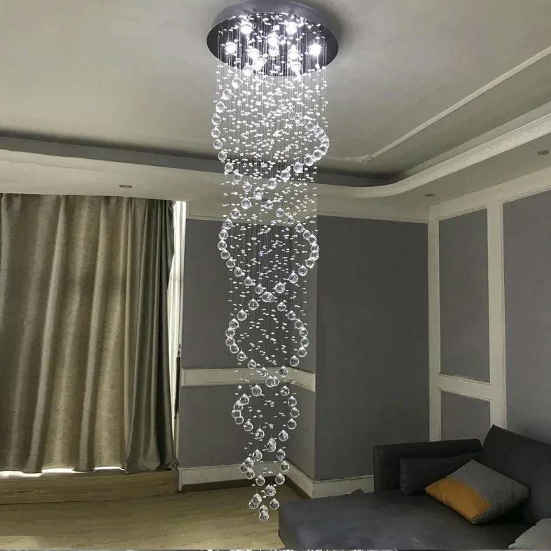 Luxury LED Crystal Cyclone Raindrop Chandelier Chandeliers Luxury LED Crystal Cyclone Raindrop Chandelier Chandeliers
