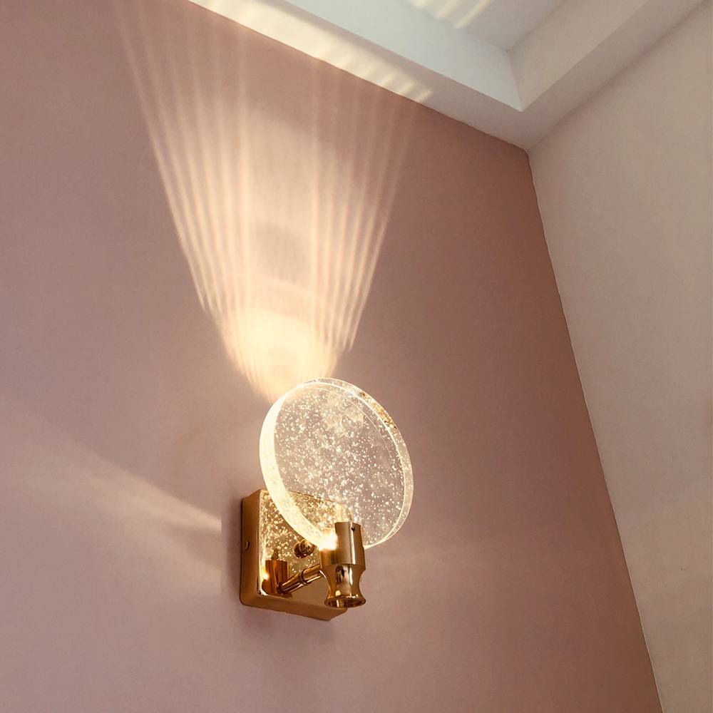Modern Crystal Wall Lamp Bedside Sconce Wall Lights For Bedroom/Living Room/Dining/Living Room/Mirror Front Lamp Makeup Lamp Vanity Lights