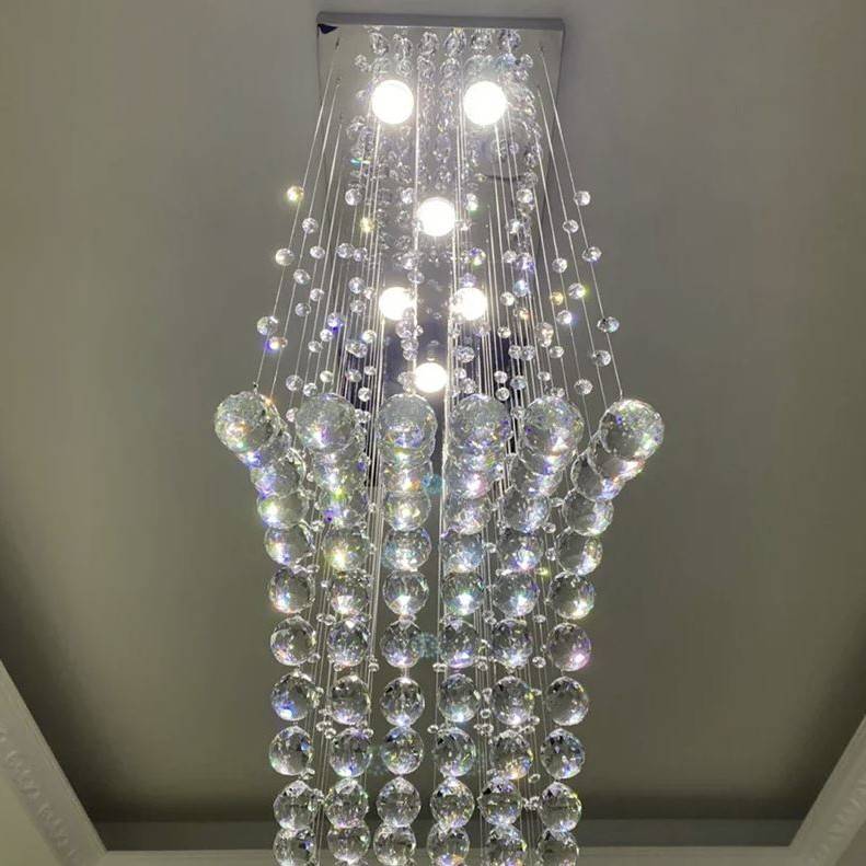 Modern LED Rectangle Crystal Chandeliers Chandeliers Modern LED Rectangle Crystal Chandeliers Chandeliers
