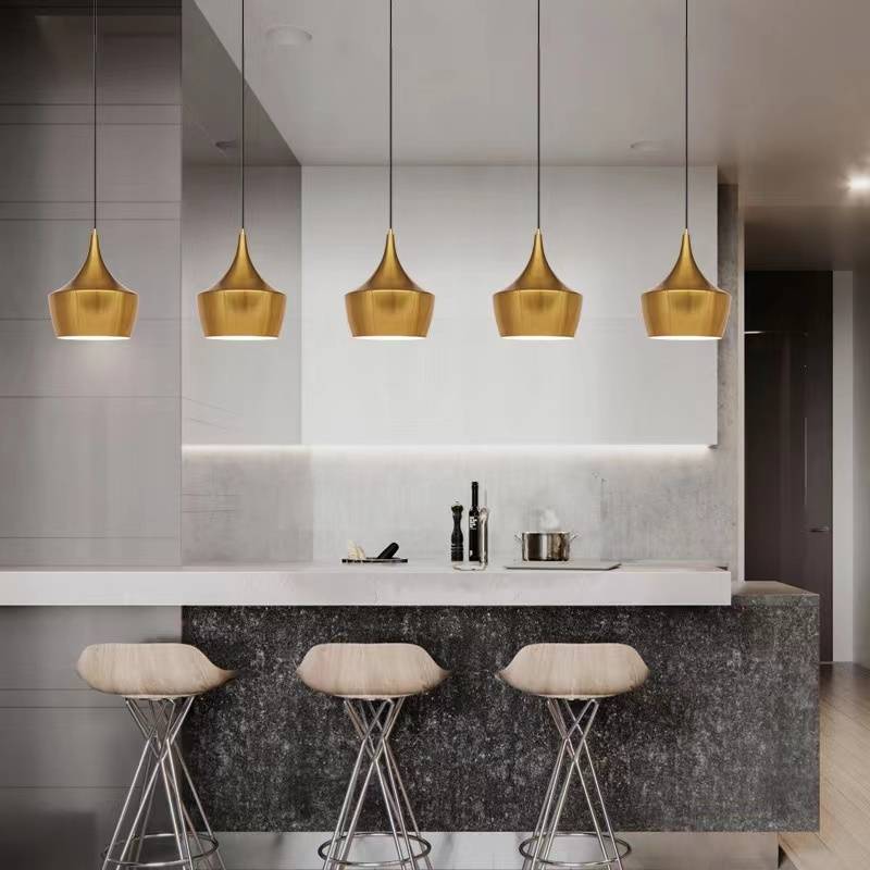 Dropshipping ABC Pendant Lights(Tall,Fat and Wide)Tom Musical Instrument Hanging Pendant Lamp Light For Restaurant Lamp Bar Vanity Lights