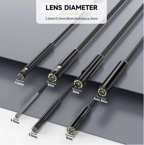 Endoscope Inspection Camera with Monitor Lanterns and Work Lighting Lighting Tech Gadgets