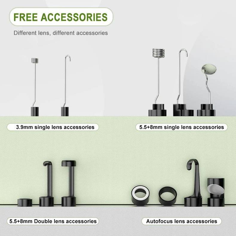 Endoscope Inspection Camera with Monitor Lanterns and Work Lighting Lighting Tech Gadgets