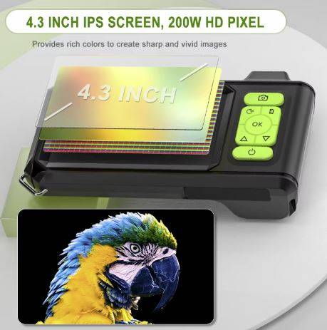 Endoscope Inspection Camera with Monitor Lanterns and Work Lighting Lighting Tech Gadgets