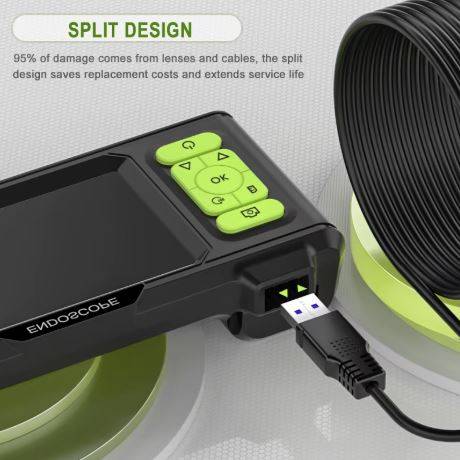 Endoscope Inspection Camera with Monitor Lanterns and Work Lighting Lighting Tech Gadgets
