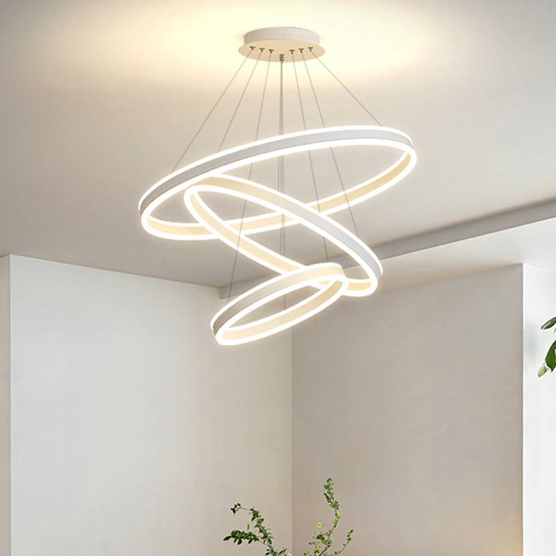 Nordic home decor dining room Pendant lamp lights rings indoor lighting Ceiling lamp hanging light fixture lamps for living room Chandeliers