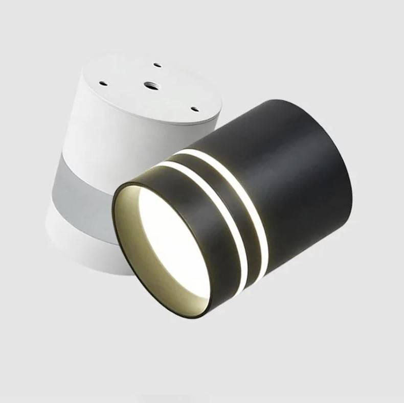 Surface Mounted LED Cylindrical Spotlights LED Ceiling Downlights