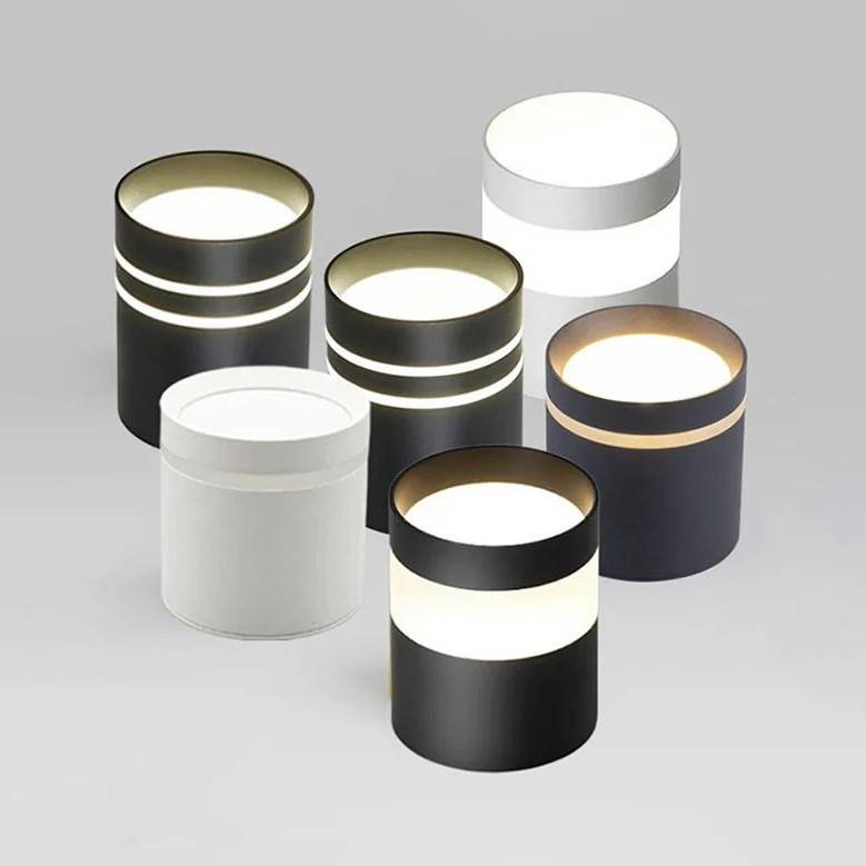 Surface Mounted LED Cylindrical Spotlights LED Ceiling Downlights