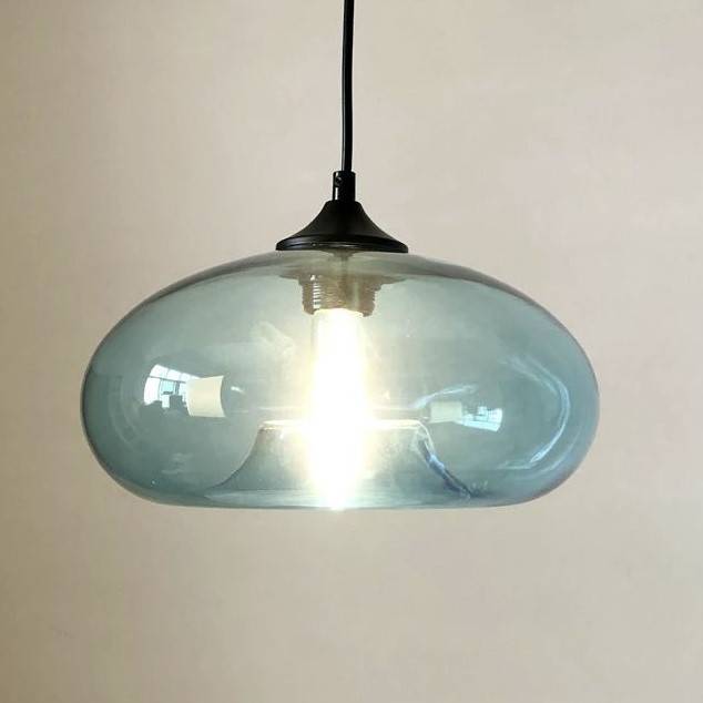 Colorful Oval Glass Pendant Light Pendant Lights Colorful Oval Glass Pendant Light Pendant Lights