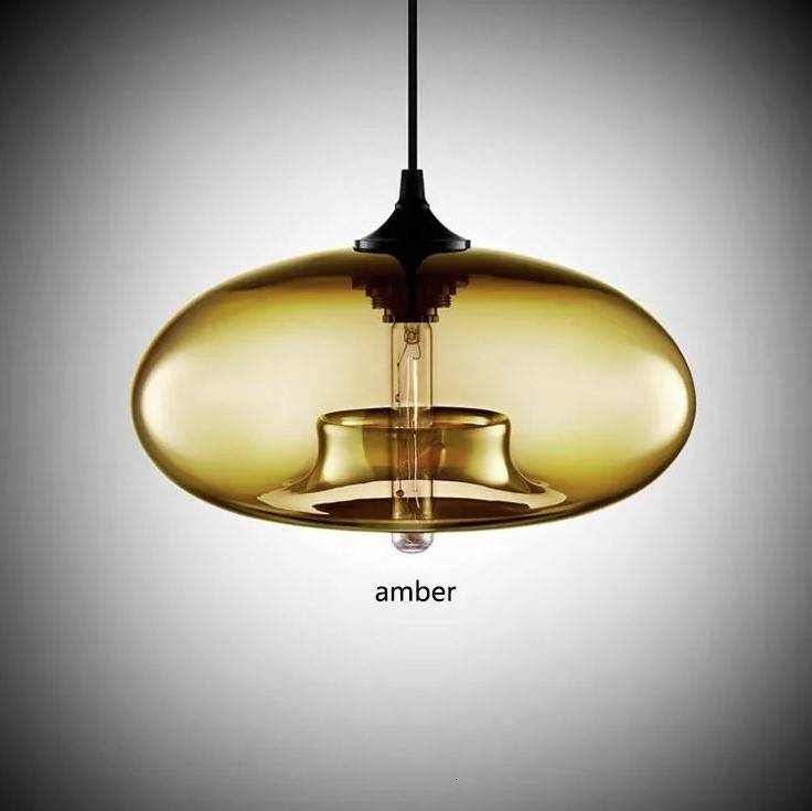 Colorful Oval Glass Pendant Light Pendant Lights Colorful Oval Glass Pendant Light Pendant Lights