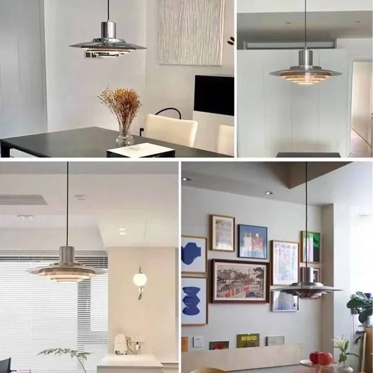 Multi Layered UFO Metal Pendant Light Pendant Lights