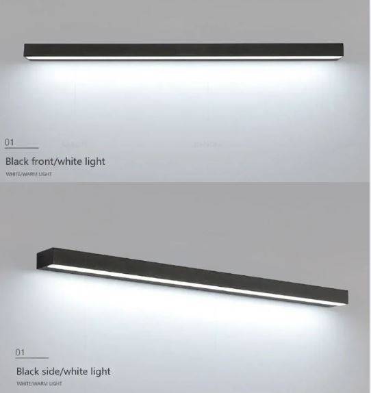 Wall Mounted Long Strip Mirror Light Vanity Lights Wall Lamps (Indoor) Wall Mounted Long Strip Mirror Light Vanity Lights Wall Lamps (Indoor)