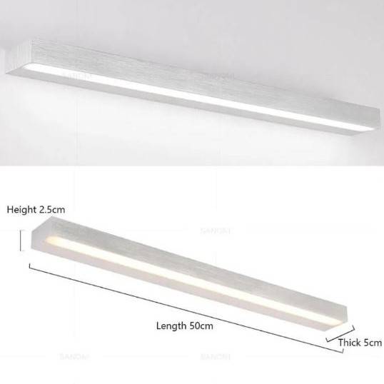 Wall Mounted Long Strip Mirror Light Vanity Lights Wall Lamps (Indoor) Wall Mounted Long Strip Mirror Light Vanity Lights Wall Lamps (Indoor)