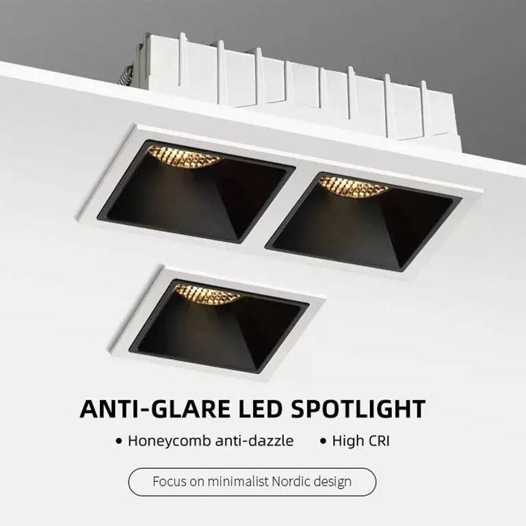 Recessed Square LED Ceiling Spotlights LED Ceiling Downlights