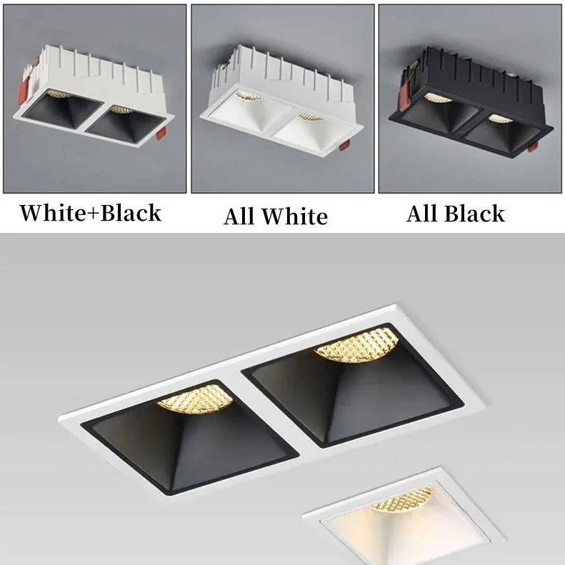 Recessed Square LED Ceiling Spotlights LED Ceiling Downlights