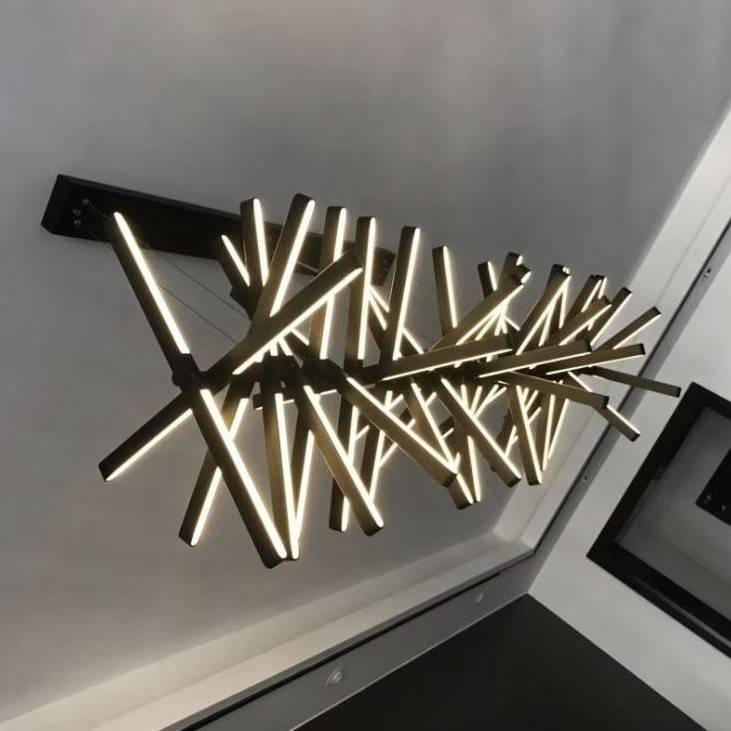 Modern Multi-LED Linear Lights Chandelier Chandeliers Pendant Lights