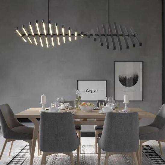 Modern Multi-LED Linear Lights Chandelier Chandeliers Pendant Lights