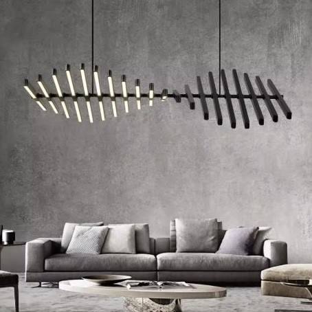 Modern Multi-LED Linear Lights Chandelier Chandeliers Pendant Lights