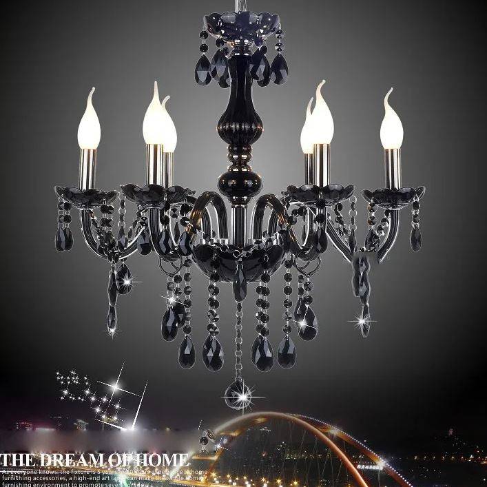 Luxury Black Crystal Chandelier Chandeliers