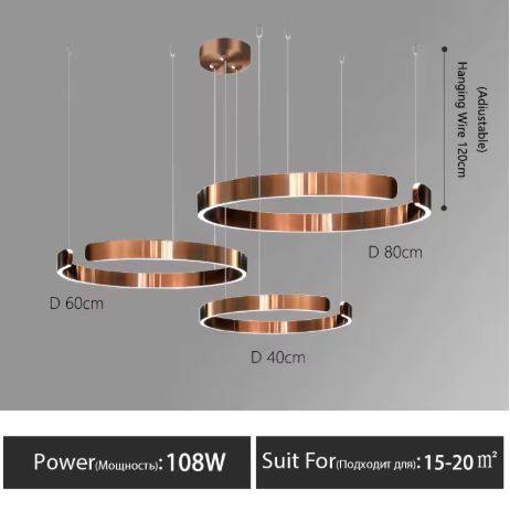 3 Rings Rose gold