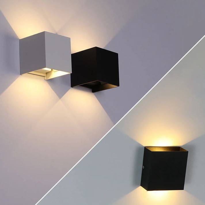 Light Beam Adjustable Up/Down Wall Light Exterior Wall Lamps Outdoor Landscape Lightings Wall Lamps (Indoor)