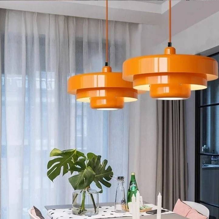 Midcentury Multi Layered Vintage Pendant Light Pendant Lights