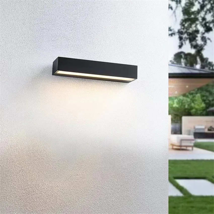 IP65 LED Waterproof Wall Lamps 30W 12W Indoor Outdoor Wall Light Courtyard Porch Living Room Corridor Bedroom Wall Sconce Exterior Wall Lamps Outdoor Landscape Lightings