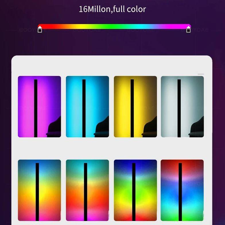 Long Strip Colorful Porch Wall Light Exterior Wall Lamps Outdoor Landscape Lightings Wall Lamps (Indoor)