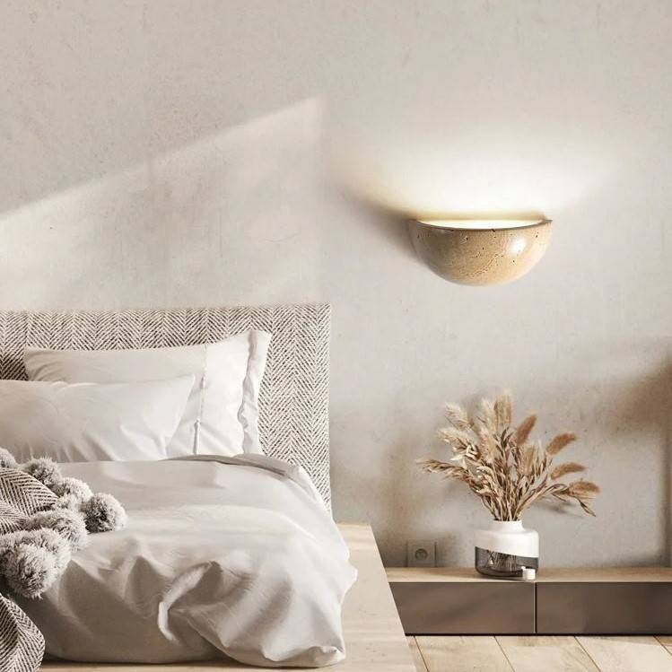 Stone Art Semicircular Wall Sconce Light Wall Lamps (Indoor) Stone Art Semicircular Wall Sconce Light Wall Lamps (Indoor)