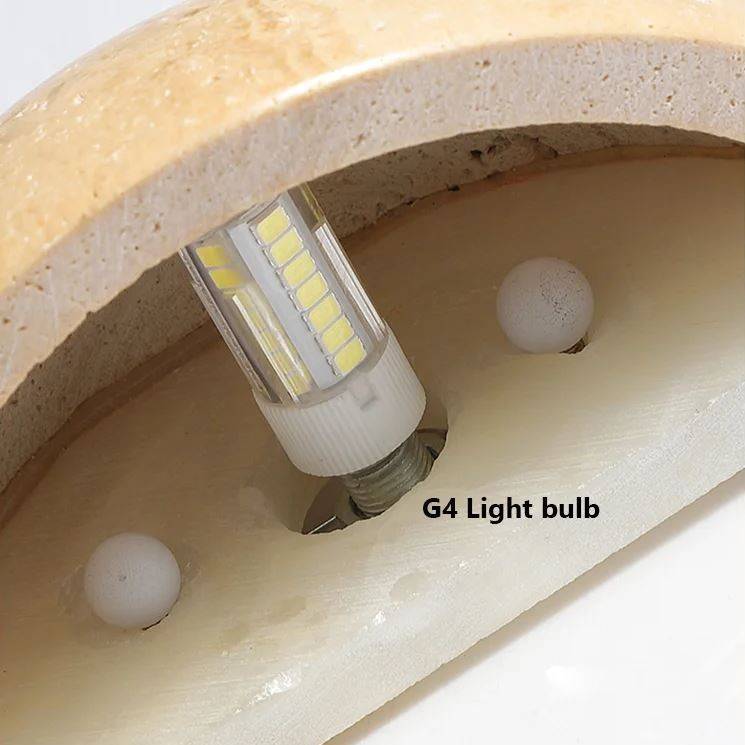 Stone Art Semicircular Wall Sconce Light Wall Lamps (Indoor) Stone Art Semicircular Wall Sconce Light Wall Lamps (Indoor)