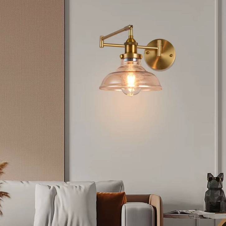 Vintage Swing Arm Bedside Wall Lights Wall Lamps (Indoor)