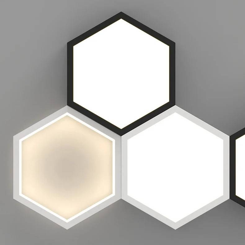 Hexagon LED Panels Combination Ceiling Lights LED Ceiling Downlights