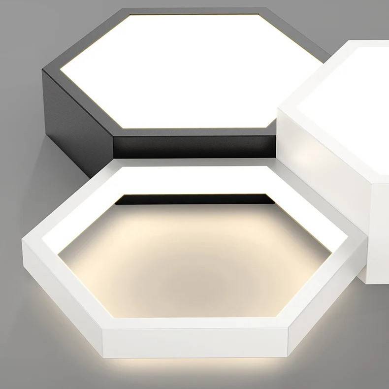 Hexagon LED Panels Combination Ceiling Lights LED Ceiling Downlights