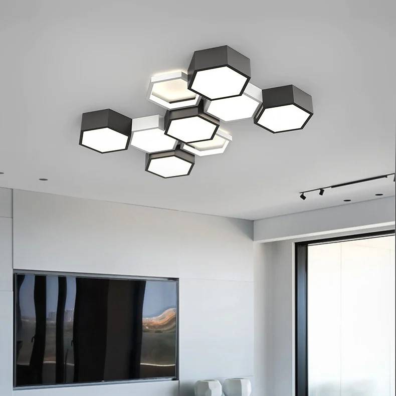 Hexagon LED Panels Combination Ceiling Lights LED Ceiling Downlights