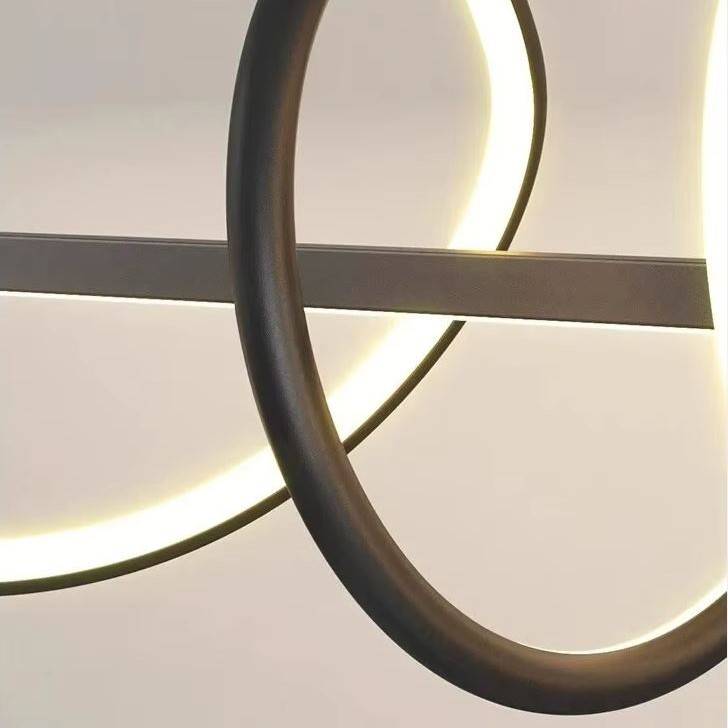 Twisted Linear LED Pendant Chandelier Chandeliers Pendant Lights